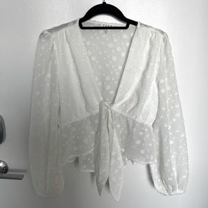 Cute White Summer Blouse!